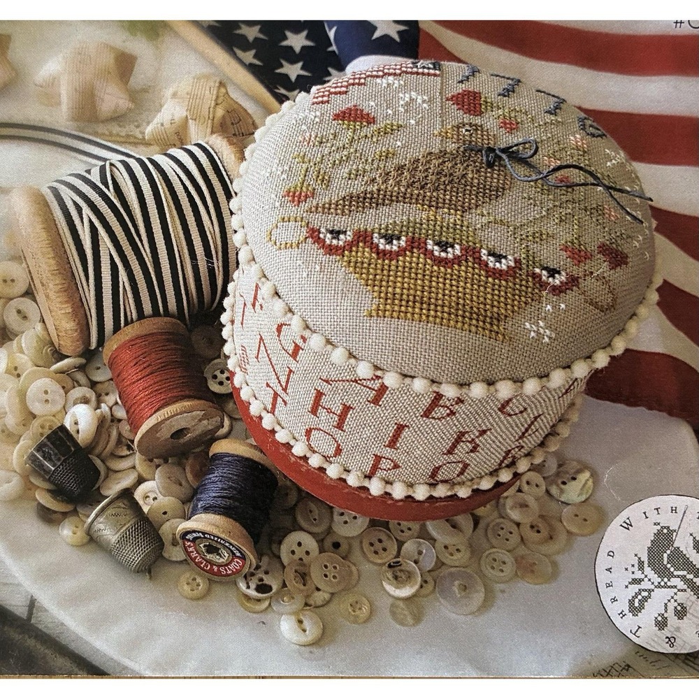 OOP With Thy Needle & Thread Happy Birthday, America! Cross Stitch CHART ONLY
